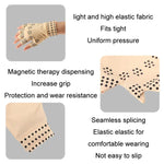 Halbfinger-Antirutsch-Druckhandschuhe, Gelenk-Trainingssporthandschuhe, Einheitsgröße