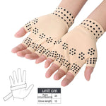 Halbfinger-Antirutsch-Druckhandschuhe, Gelenk-Trainingssporthandschuhe, Einheitsgröße