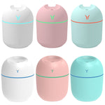 USB Mini Desktop Buntes Nachtlicht Auto Luftbefeuchter, Spez:, 250ml (Y-Weiß), 250ml (Y-Rosa), 250ml (Y-Blau), 220ml (Y2-Weiß), 220ml (Y2-Rosa), 220ml (Y2-Blau)