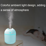 USB Mini Desktop Buntes Nachtlicht Auto Luftbefeuchter, Spez:, 250ml (Y-Weiß), 250ml (Y-Rosa), 250ml (Y-Blau), 220ml (Y2-Weiß), 220ml (Y2-Rosa), 220ml (Y2-Blau)