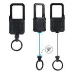 Teleskopischer Schlüsselanhänger, leicht ziehbar, multifunktionaler Rucksack, magnetisches Schlüsselband, 6892