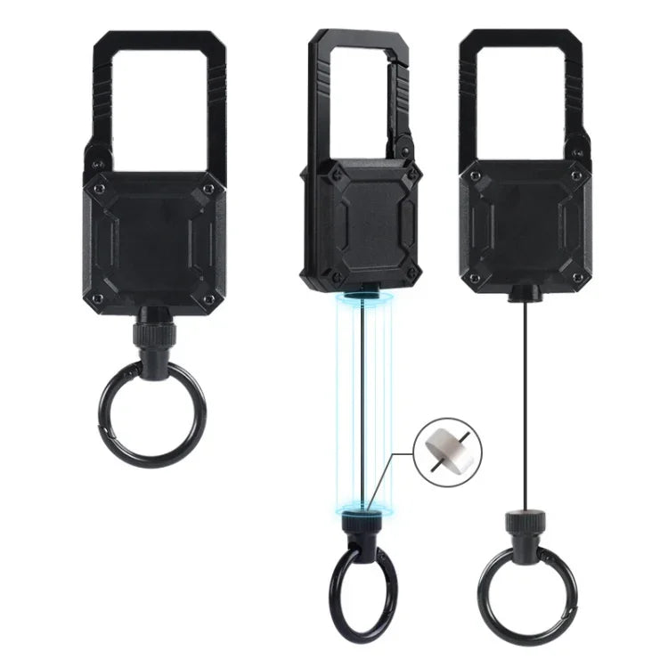 Teleskopischer Schlüsselanhänger, leicht ziehbar, multifunktionaler Rucksack, magnetisches Schlüsselband, 6892