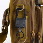 Teleskopischer Schlüsselanhänger, leicht ziehbar, multifunktionaler Rucksack, magnetisches Schlüsselband, 6892