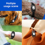 Für AirTag 2. Generation / AirTag 1. Generation Schutzhülle Dreifachschutz All-inclusive IPX7 Wasserdichte Locator-Hülle, Schwarz, Royalblau, Dunkelgrün, Lila, Rot