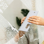 Badezimmerspiegel-Glas-Silikonwischer-Reinigungswerkzeuge, Weiß, Grau
