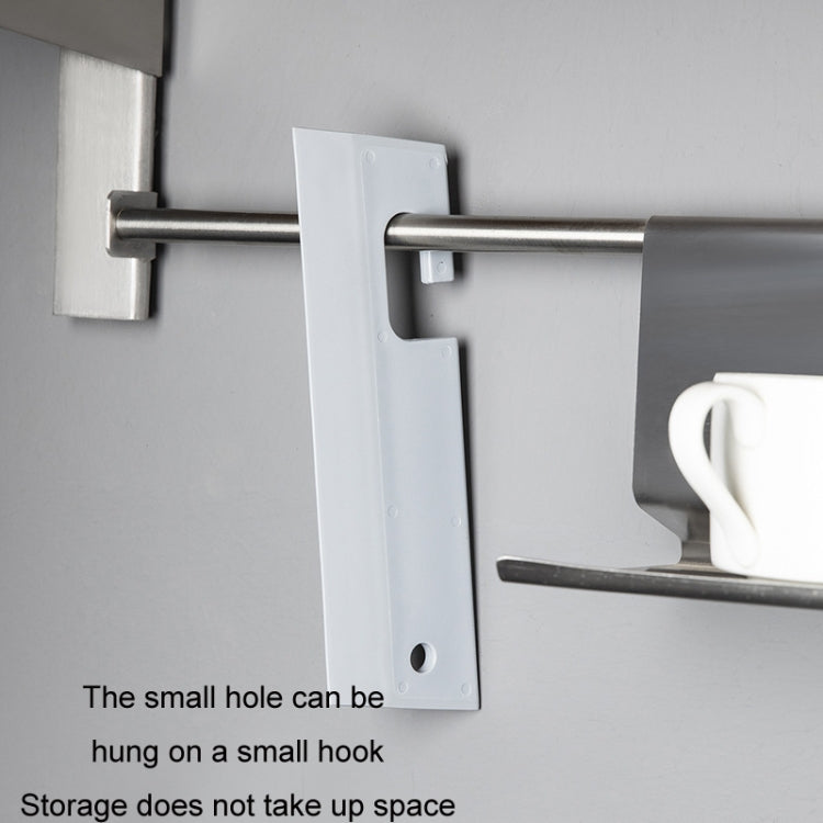 Badezimmerspiegel-Glas-Silikonwischer-Reinigungswerkzeuge, Weiß, Grau