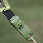 Zusätzlicher Zelt-Abspannpunkt mit Haifischklemmen, Outdoor-Camping-Vordach, winddichter Clip, 1 Stk. (Schlammfarbe), 1 Stk. (Dunkelgrün)