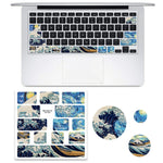 Für Macbook Air 5 Stück Laptop Tastatur PVC Aufkleber