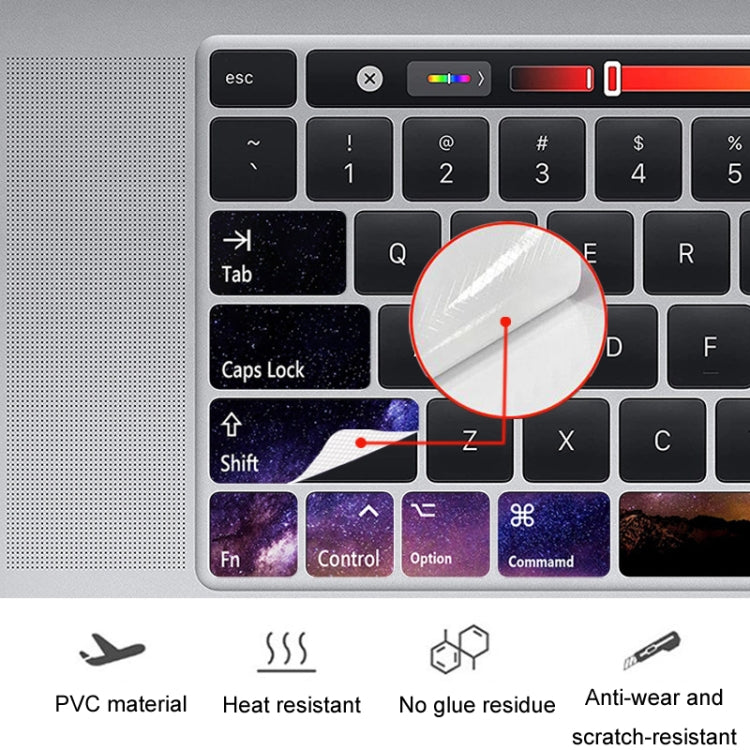 Für Macbook Air 5 Stück Laptop Tastatur PVC Aufkleber