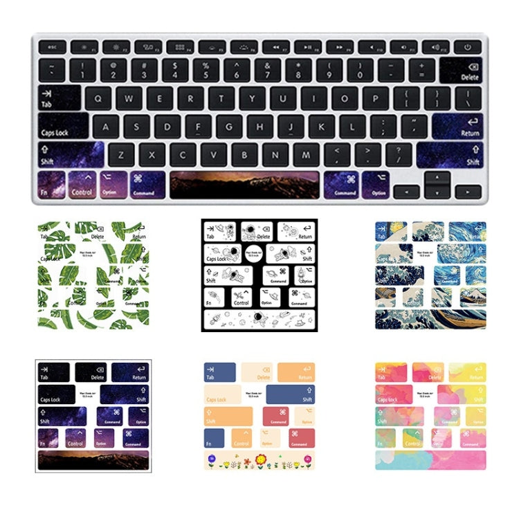 Für Macbook Air 5 Stück Laptop Tastatur PVC Aufkleber