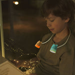KD201 Tragbare Lampe zum Umhängen am Hals Leselampe LED Nachtlicht, Stil:, Bär (Blau+Braun), Bär (Orange+Grün), Reh (Orange+Grün), Reh (Blau+Braun), Hase (Pink+Lila), Hase (Grün+Gelb), Katze (Grün+Gelb), Katze (Pink+Lila)