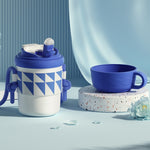 316 Edelstahl-Thermoskanne Dreifach-Strohhalm Direkte Trinkkaffeetasse, 300ml, 450ml