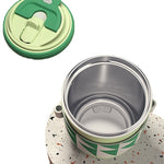 316 Edelstahl-Thermoskanne Dreifach-Strohhalm Direkte Trinkkaffeetasse, 300ml, 450ml
