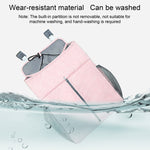 Baby-Bett-Organizer Neugeborenen-Babybett-Windelaufbewahrung Hängebeutel Nachttischregaltasche, Leinen Grau, Leinen Rosa