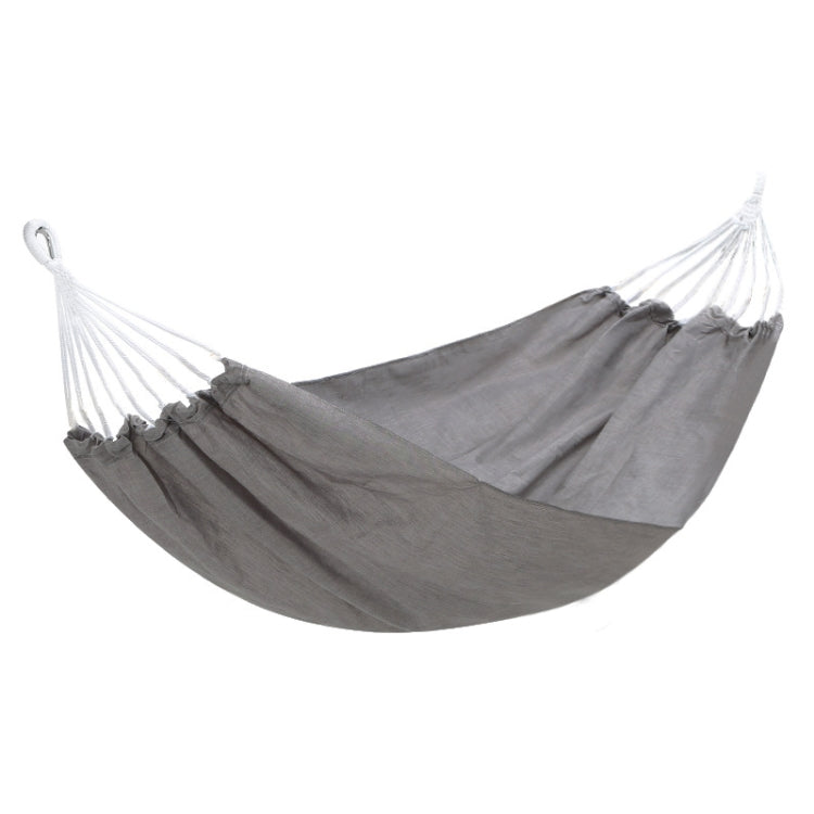 KLY829 Camping Indoor-Hängematte Outdoor-Schaukel, Stil: Klassisch Einzel Beige, Klassisch Einzel Grau, Klassisch Doppel Beige, Klassisch Doppel Grau, Einzelverstärkung Anti-Überschlag Beige, Doppelverstärkung Anti-Überschlag Beige