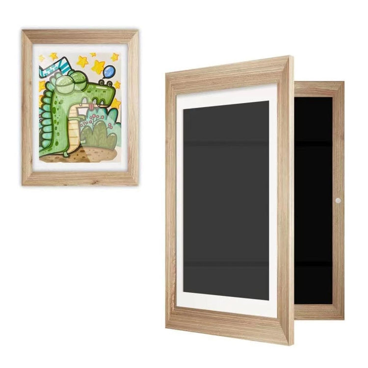 Bilderrahmen Kinder Magnetisch Frontöffnung für Poster, Fotos, Zeichnungen, Gemälde, Holz, Kunststoff