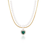 Damen Temperament Halskette Schlüsselbein Kette, N2209-2 Leichte Bohrung Liebe, N2209-11 Bunte Liebe, N2209-5 Doppellagige Grüne Liebe, N2209-1 Gedrehter Stab Quadratische Perle, N2209-6 Oval Weiße Blume, N2209-7 Lange Weiße Blume, N2209-9 Schleife