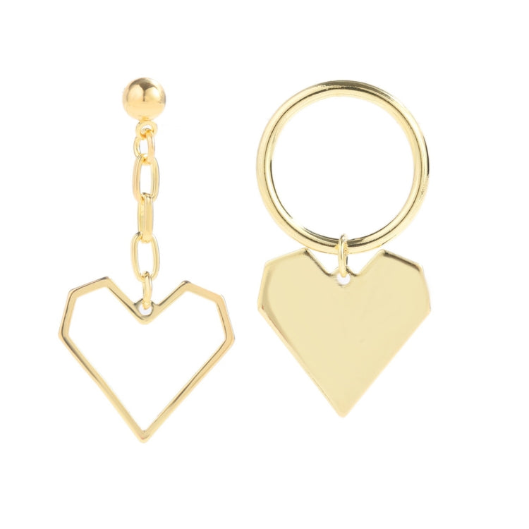 Liebe Silber Nadel Ohrringe Einfache Ohrringe, E2109-12 Lila Diamant, E2109-13 Weißer Diamant, E2112-9 Gold Asymmetrische Liebe, E2112-10 Weiß K Asymmetrische Liebe