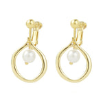 Barock Ohrringe Perlen Ohrclip Damen ohne Ohrloch, 1202 Lang Gold, 1201 Lang Silber, 0402 Kurz Gold, 0401 Kurz Silber, E2109-7 Halb Rund, E2109-8 Halb Ellipse, E2109-10 Blatt Modell, E2109-14 Kleine Perle, E2208-7 Farbige Perlen ziehen