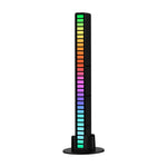 RGB Soundgesteuerte Rhythmus-Reaktionslichter Musik-LED-Pickup-Lichter, Ladefunktion, Plug-in