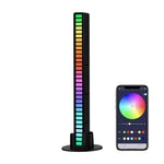 RGB Soundgesteuerte Rhythmus-Reaktionslichter Musik-LED-Pickup-Lichter, Ladefunktion, Plug-in