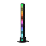 RGB Soundgesteuerte Rhythmus-Reaktionslichter Musik-LED-Pickup-Lichter, Ladefunktion, Plug-in