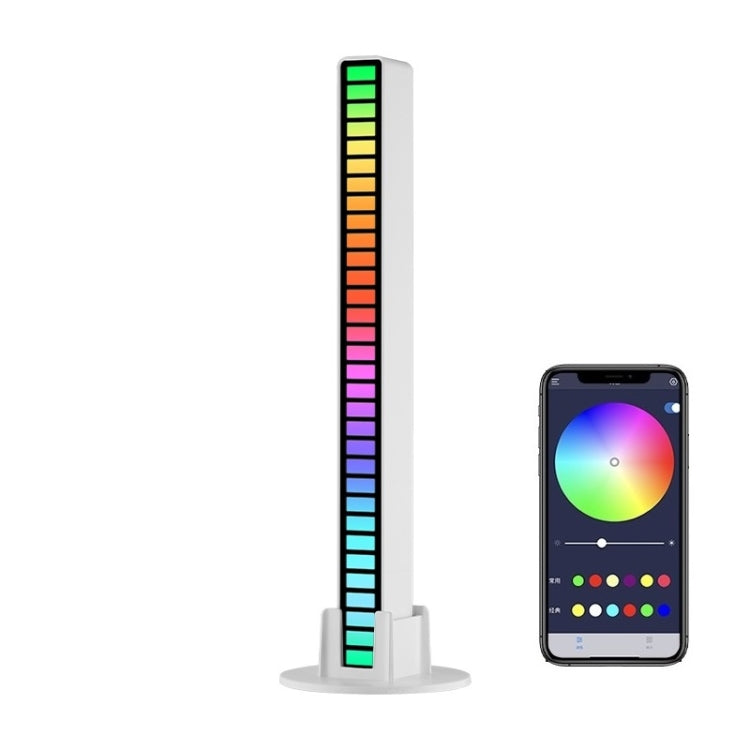 RGB Soundgesteuerte Rhythmus-Reaktionslichter Musik-LED-Pickup-Lichter, Ladefunktion, Plug-in