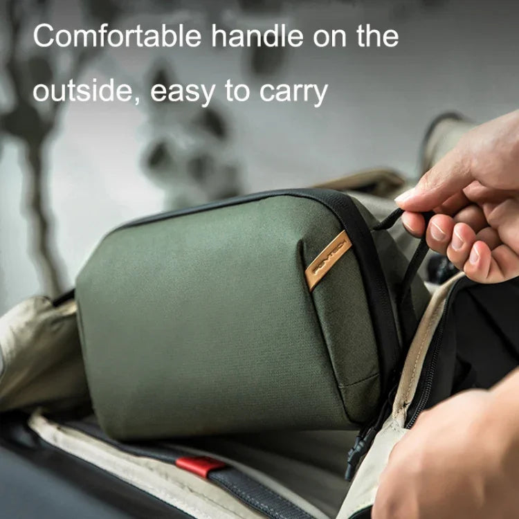 PGYTECH P-CB-096 Wäschebeutel mit Trocken- und Nasstrennung, feinen Fächern, spritzwasser- und schmutzabweisend, ideal für Reisen und zur Aufbewahrung