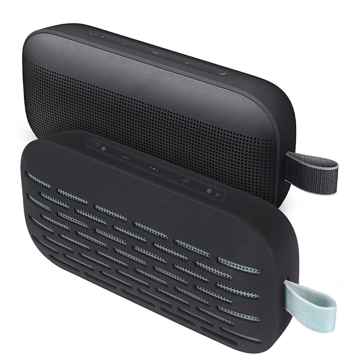 EBSC2131 Für Bose Soundlink Flex Bluetooth-Lautsprecher Staubdichte Silikon-Schutzhülle, Schwarz, Weiß, Blau, Rot