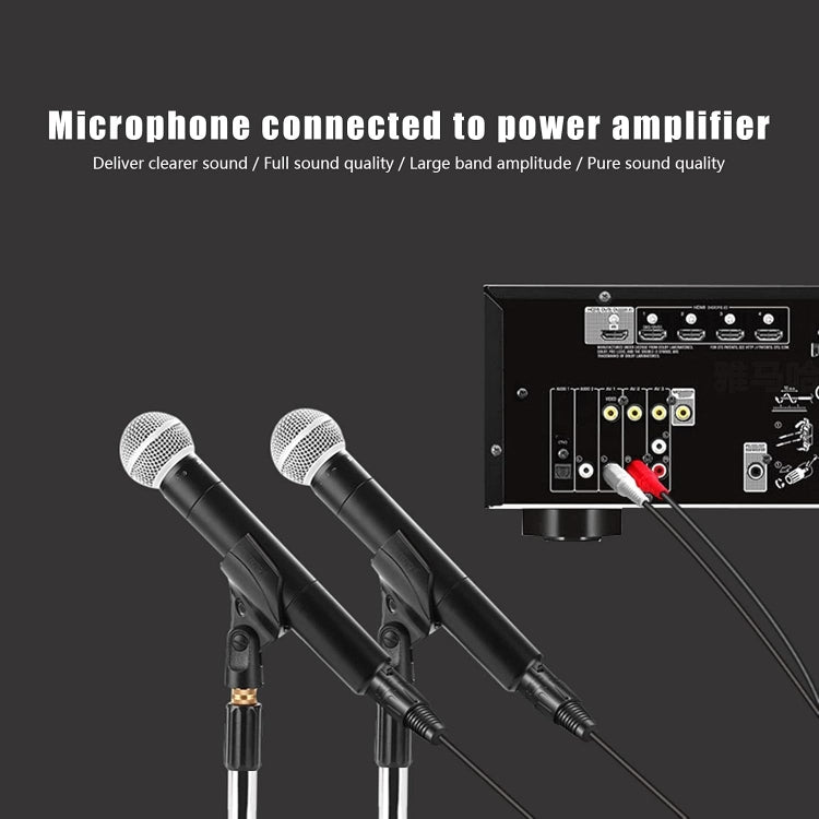 2RCA zu 2XLR Lautsprecher Canon Kabel Audio-Balanced Kabel, 0,5m, 1m, 1,5m, 3m