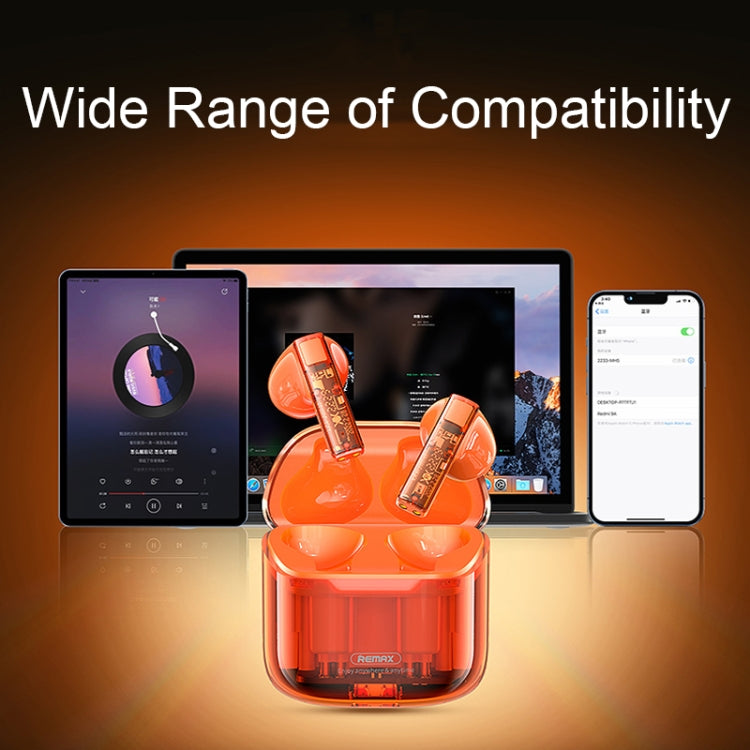REMAX CozyBuds 6C TWS Transparentes Gehäuse Niedrige Verzögerung Kabelloses Bluetooth Headset