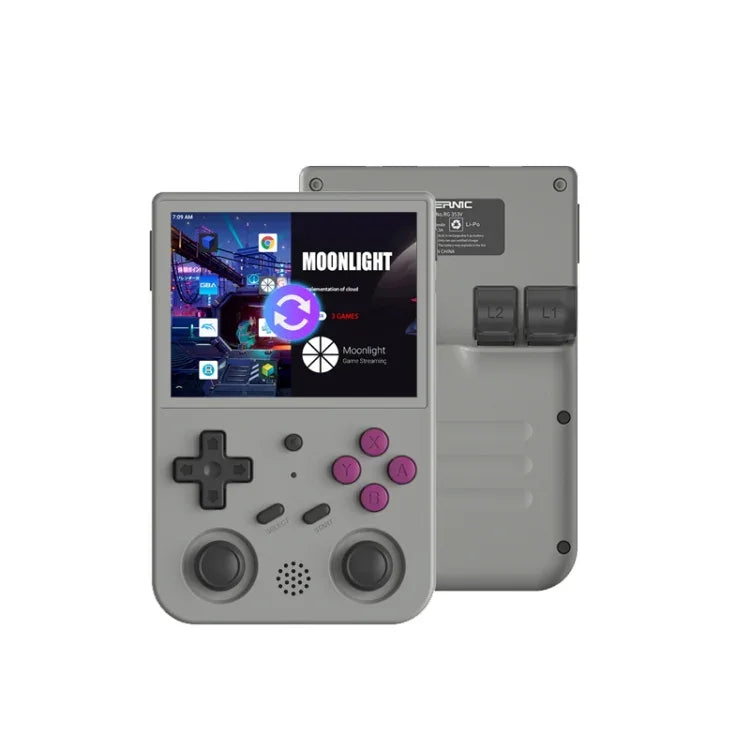 RG353V 3,5-Zoll-Wireless-Gamebox mit Android 11 und Linux-Betriebssystem, Handheld-Spielkonsole (nur Gerät), 64 GB: 15.000 Spiele, 128 GB: 25.000 Spiele, 256 GB: 35.000 Spiele