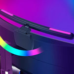 Laptop Gebogene Bildschirm Hängelampe Computer Schreibtischlampe, Gebogen Ohne RGB-Hintergrundbeleuchtung, Gebogen Mit RGB-Hintergrundbeleuchtung