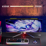 Laptop Gebogene Bildschirm Hängelampe Computer Schreibtischlampe, Gebogen Ohne RGB-Hintergrundbeleuchtung, Gebogen Mit RGB-Hintergrundbeleuchtung