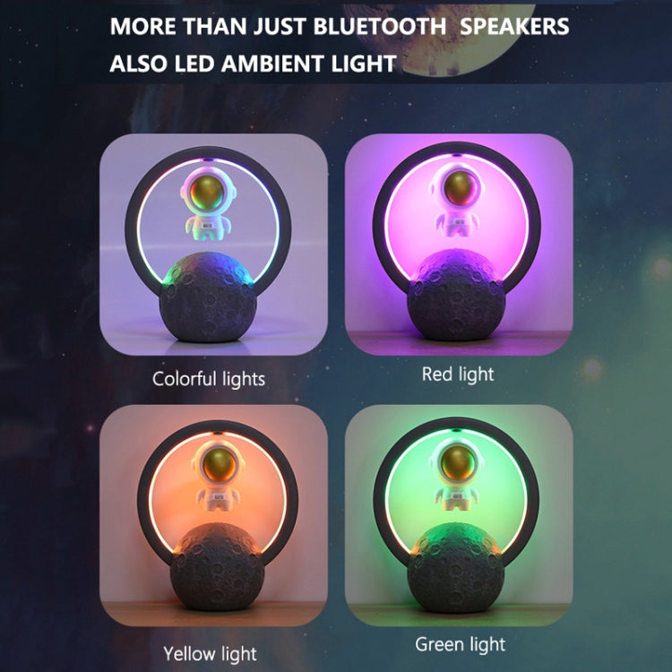 Y-598 Schwebender Astronaut Bluetooth Lautsprecher RGB-Licht Subwoofer Ornament,Spezifikation:, 598A Golden, 598A Silber, 598B Golden, 598B Silber, 598A Golden+Geschenktüte, 598A Silber+Geschenktüte, 598B Golden+Geschenktüte, 598B Silber+Geschenktüte