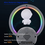 Y-598 Schwebender Astronaut Bluetooth Lautsprecher RGB-Licht Subwoofer Ornament,Spezifikation:, 598A Golden, 598A Silber, 598B Golden, 598B Silber, 598A Golden+Geschenktüte, 598A Silber+Geschenktüte, 598B Golden+Geschenktüte, 598B Silber+Geschenktüte