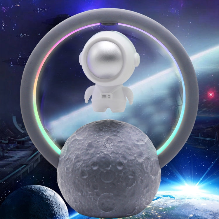 Y-598 Schwebender Astronaut Bluetooth Lautsprecher RGB-Licht Subwoofer Ornament,Spezifikation:, 598A Golden, 598A Silber, 598B Golden, 598B Silber, 598A Golden+Geschenktüte, 598A Silber+Geschenktüte, 598B Golden+Geschenktüte, 598B Silber+Geschenktüte