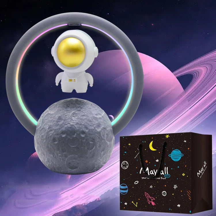 Y-598 Schwebender Astronaut Bluetooth Lautsprecher RGB-Licht Subwoofer Ornament,Spezifikation:, 598A Golden, 598A Silber, 598B Golden, 598B Silber, 598A Golden+Geschenktüte, 598A Silber+Geschenktüte, 598B Golden+Geschenktüte, 598B Silber+Geschenktüte