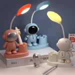 T509 Astronaut Stifthalter Schreibtischlampe mit Bleistiftspitzer-Funktion, T509 Weiß, T509 Pink, T509 Blau