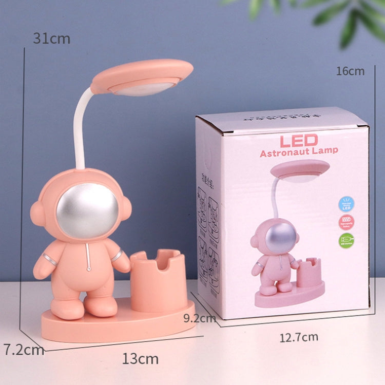 T509 Astronaut Stifthalter Schreibtischlampe mit Bleistiftspitzer-Funktion, T509 Weiß, T509 Pink, T509 Blau