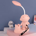 T509 Astronaut Stifthalter Schreibtischlampe mit Bleistiftspitzer-Funktion, T509 Weiß, T509 Pink, T509 Blau