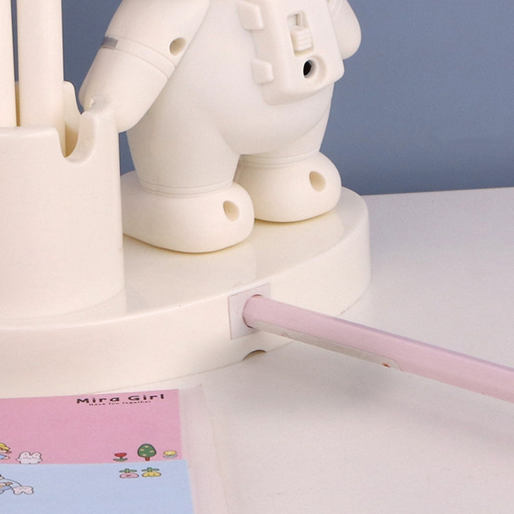 T509 Astronaut Stifthalter Schreibtischlampe mit Bleistiftspitzer-Funktion, T509 Weiß, T509 Pink, T509 Blau