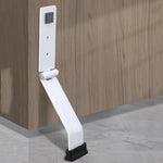 Magnetischer Türstopper mit Pedal zum Öffnen und Schließen der Tür, Magnetischer Türstopper Schwarz, Magnetischer Türstopper Weiß