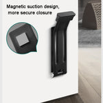 Magnetischer Türstopper mit Pedal zum Öffnen und Schließen der Tür, Magnetischer Türstopper Schwarz, Magnetischer Türstopper Weiß