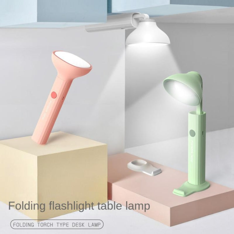 Klappbare Taschenlampen Schreibtischlampe USB-Ladung Studentenwohnheim Nachtlicht