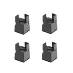 4er-Set Verstellbare Möbelfüße, 50 mm hoch, 75 mm hoch, 100 mm hoch