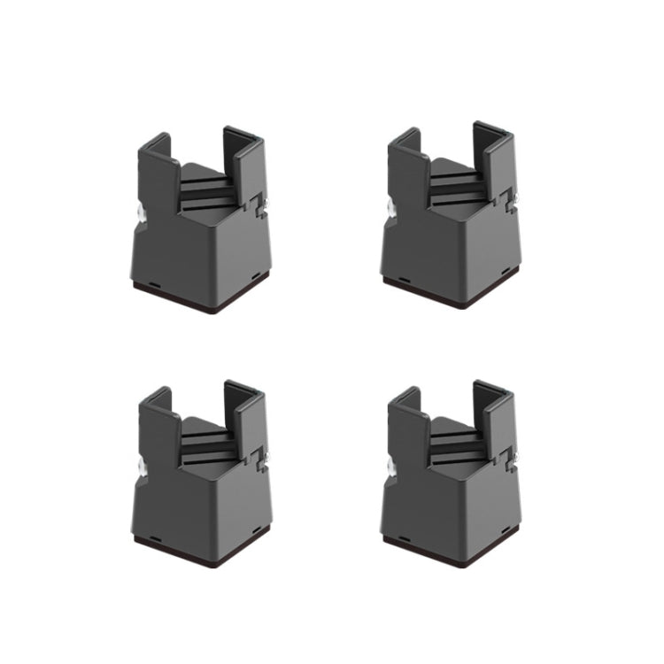 4er-Set Verstellbare Möbelfüße, 50 mm hoch, 75 mm hoch, 100 mm hoch