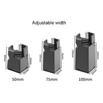 4er-Set Verstellbare Möbelfüße, 50 mm hoch, 75 mm hoch, 100 mm hoch