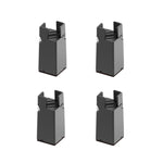 4er-Set Verstellbare Möbelfüße, 50 mm hoch, 75 mm hoch, 100 mm hoch