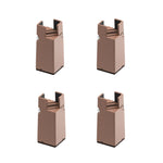 4er-Set Verstellbare Möbelfüße, 50 mm hoch, 75 mm hoch, 100 mm hoch